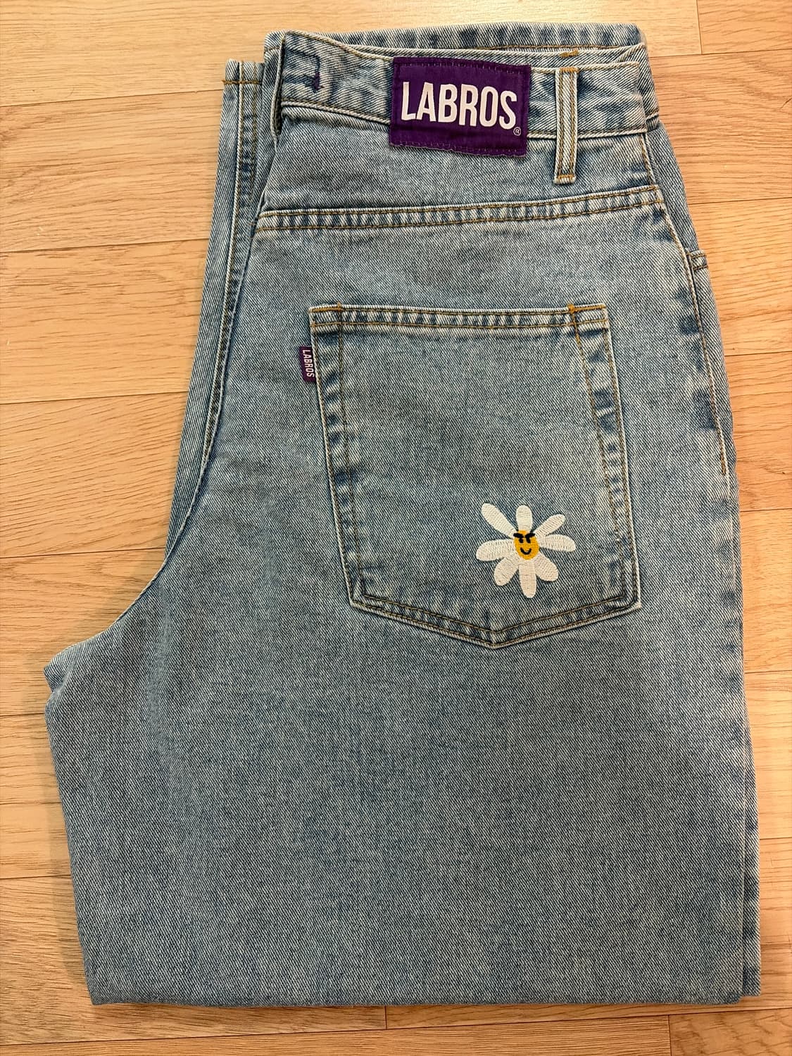 labros 라브로스 스마트데이지 배기진 연청 m 새상품 상품이미지1