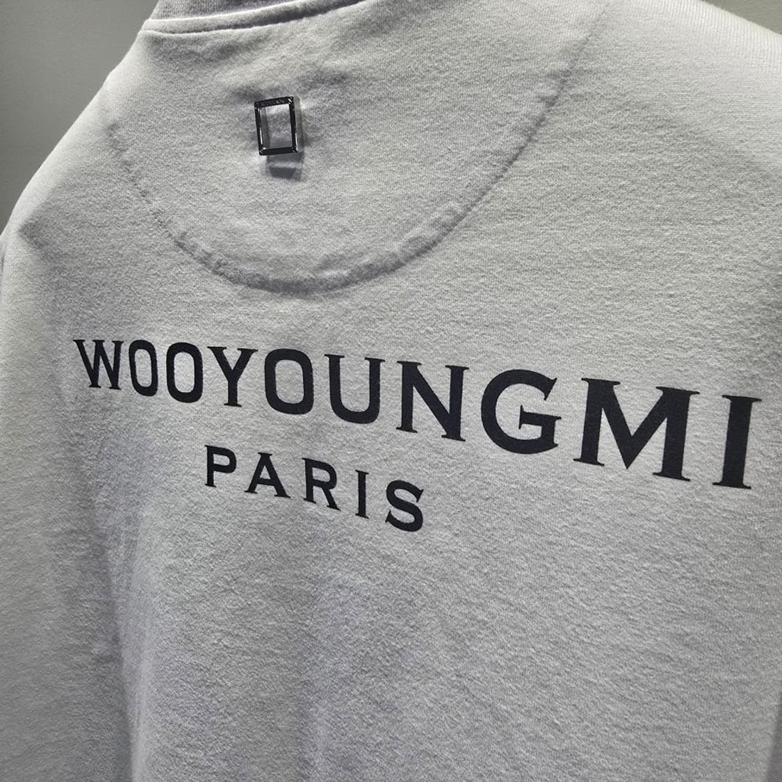 [중고/정품] 우영미 백로고 롱 슬리브 50 (화이트) 상품이미지3