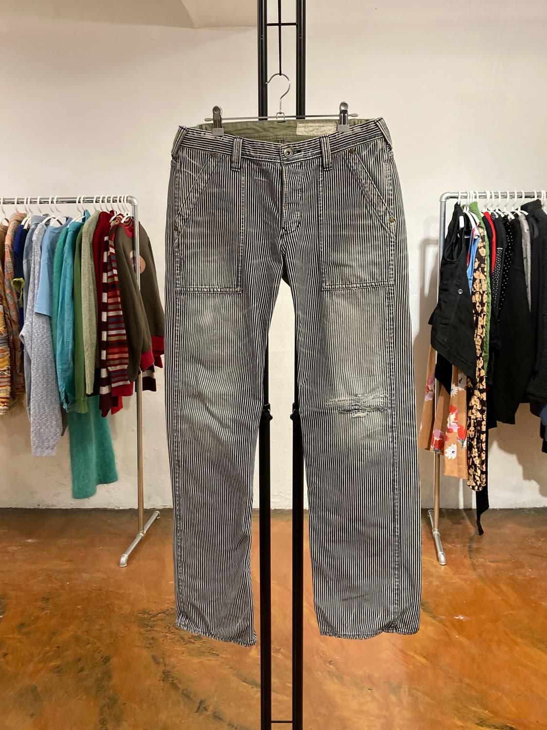 Japanese Brand 히코리 스트라이프 팬츠 / 40 사이즈 상품이미지7