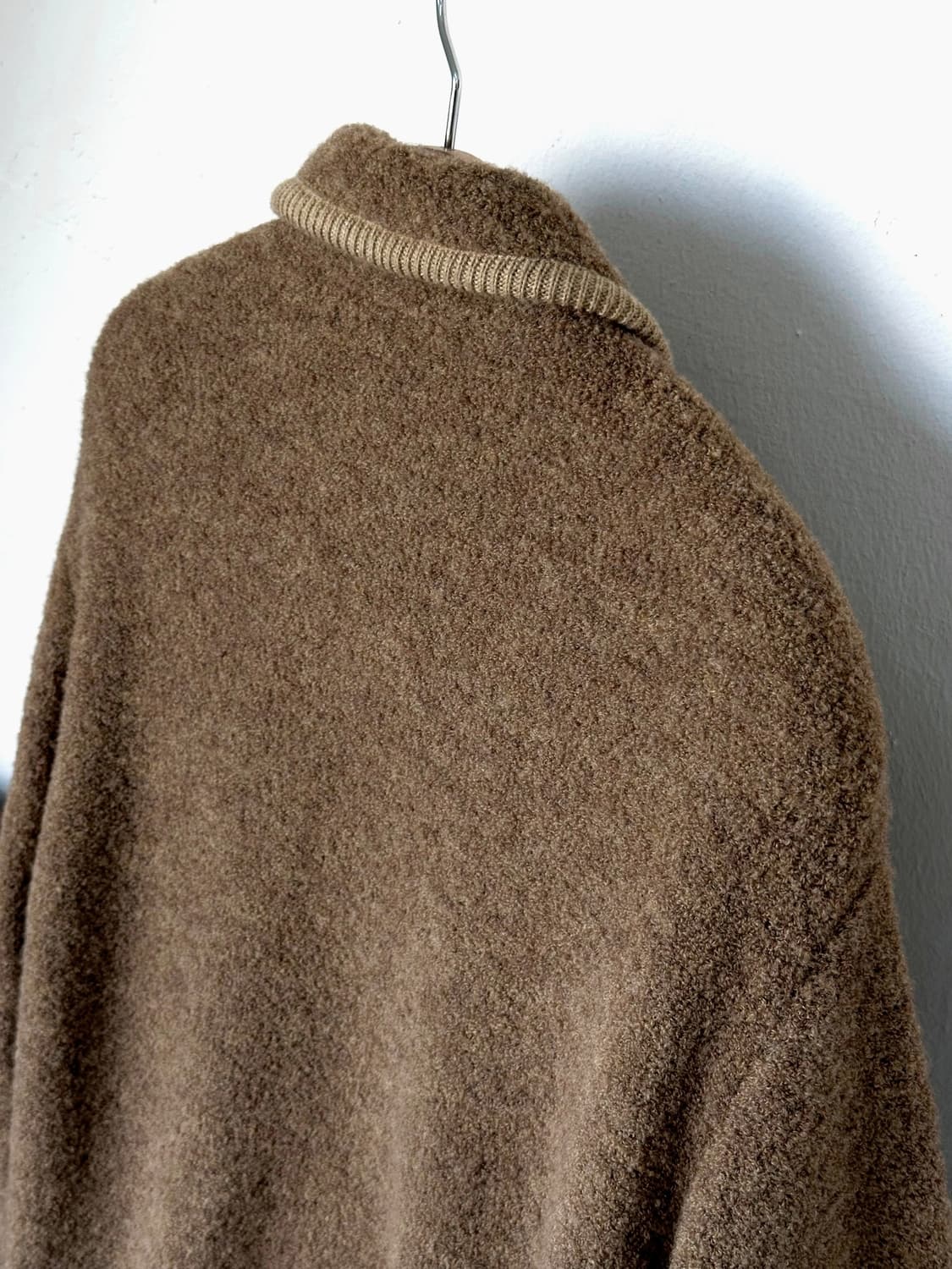 Wool boucle fabric loose jacket 상품이미지6