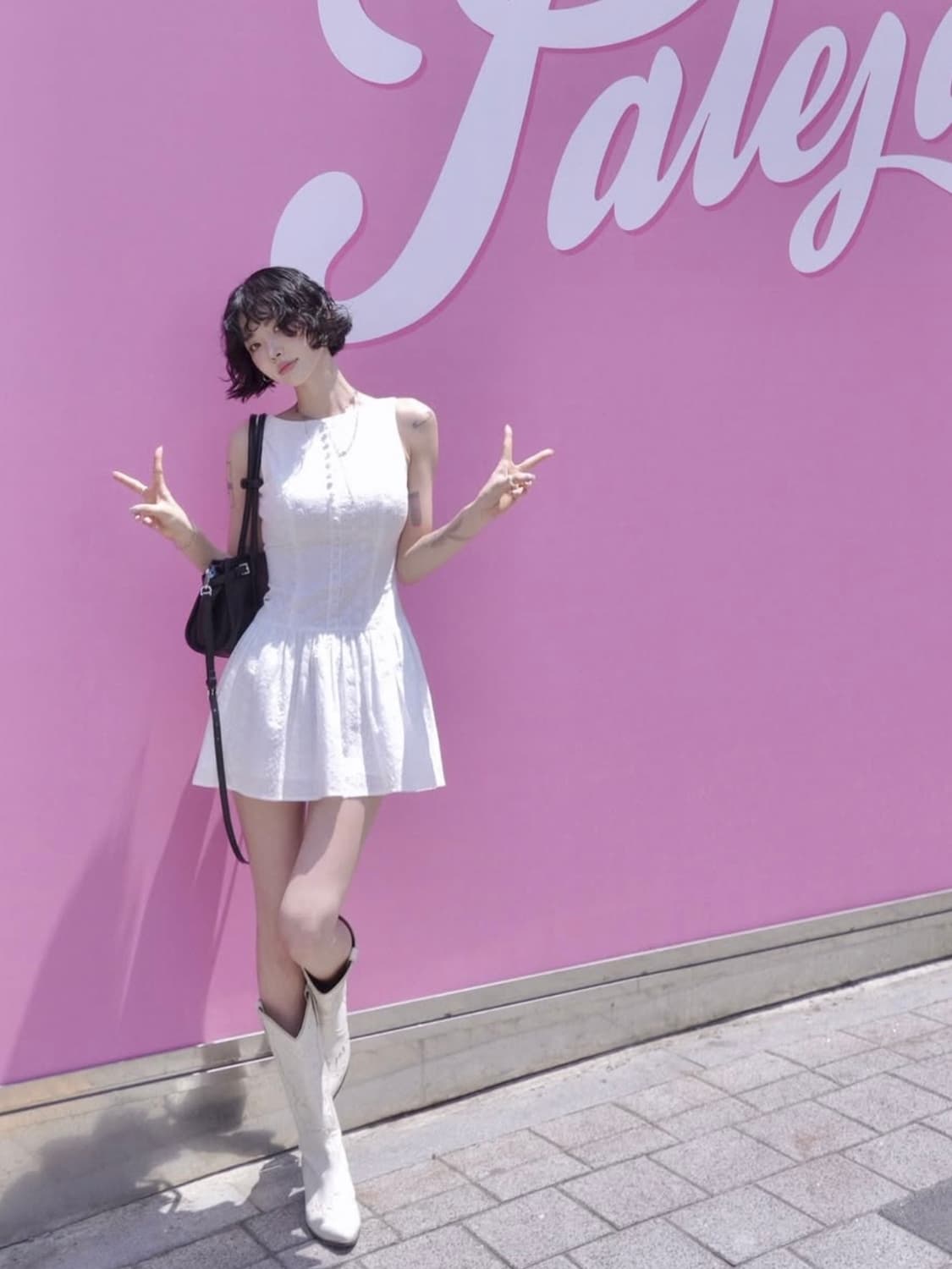 상태 최상) 페일제이드 플라워 자카드 원피스 상품이미지3