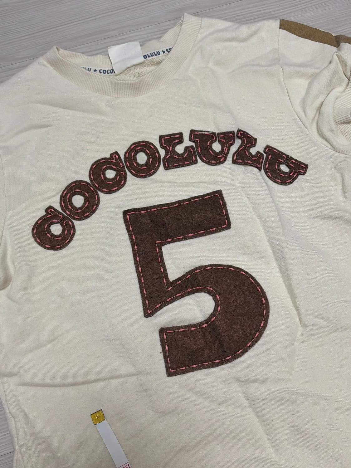 코코루루 맨투맨 반팔티 상품이미지3