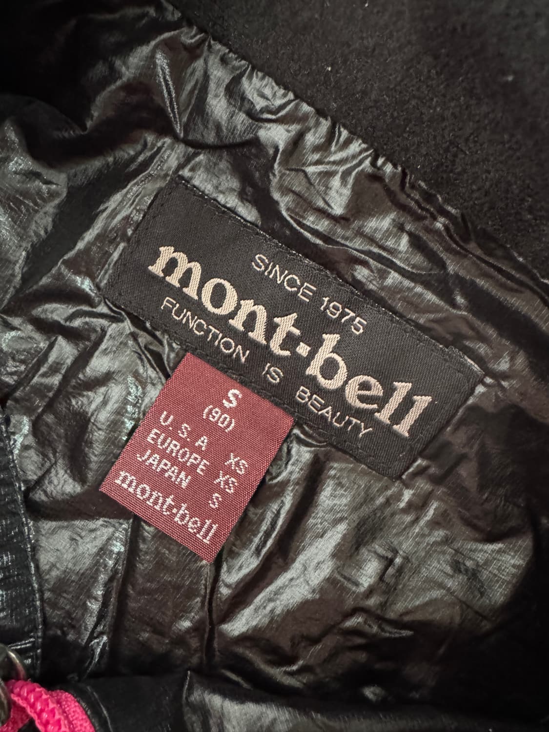 여성 몽벨 mont-bell 나일론 고프코어 바람막이 s 상품이미지3