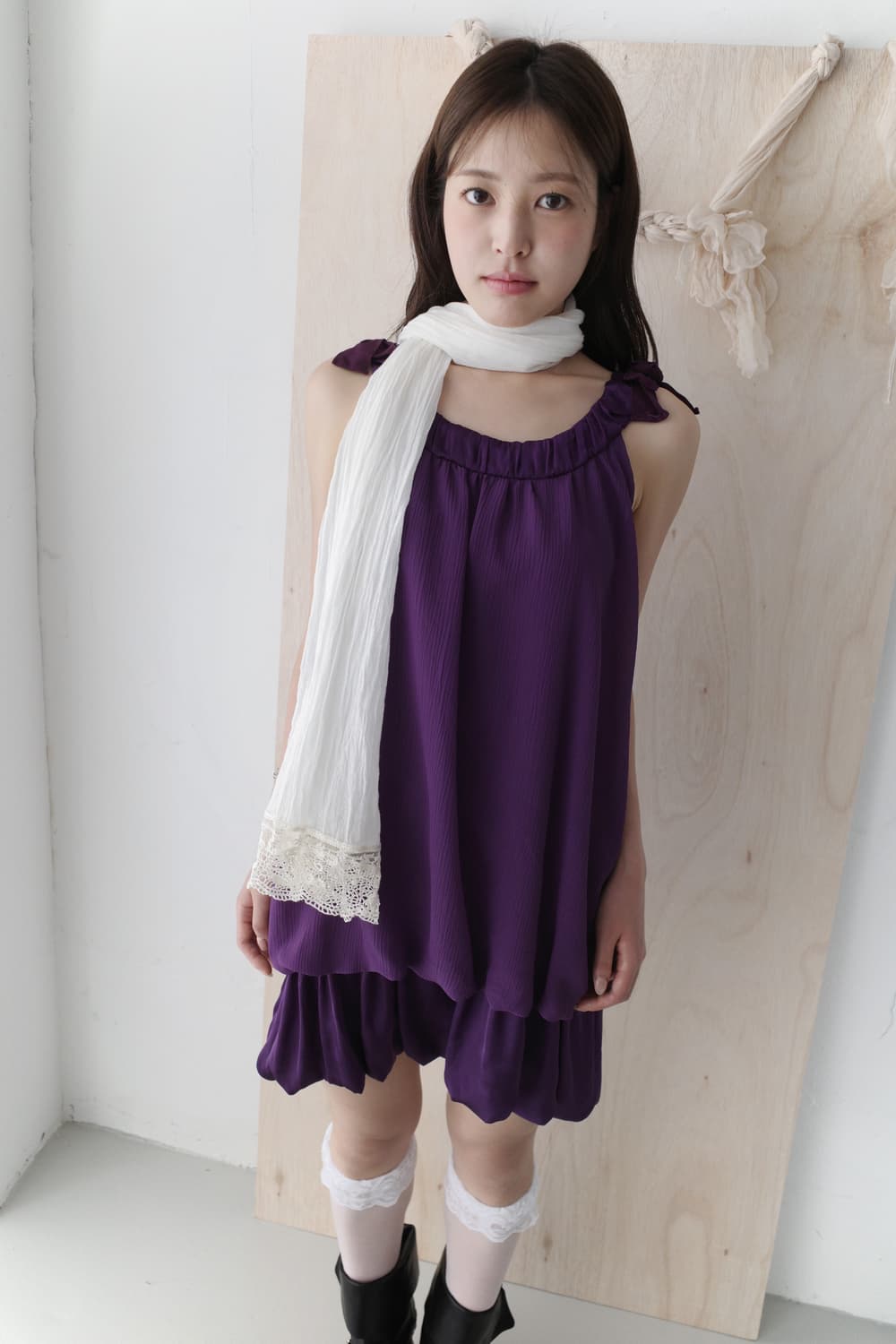 Ray beams) balloon dress 상품이미지6