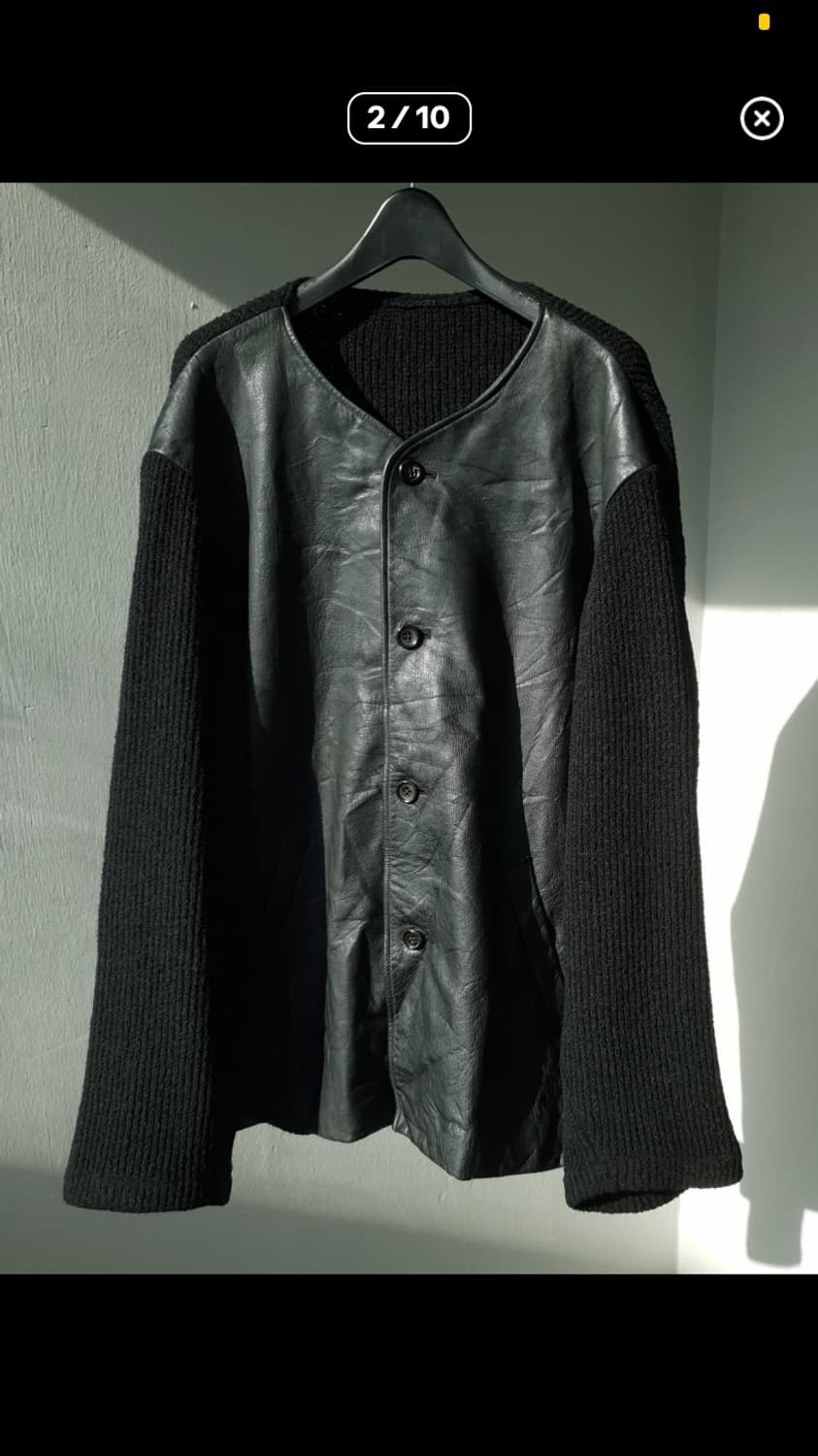 꼼데 레더 자켓 상품이미지4