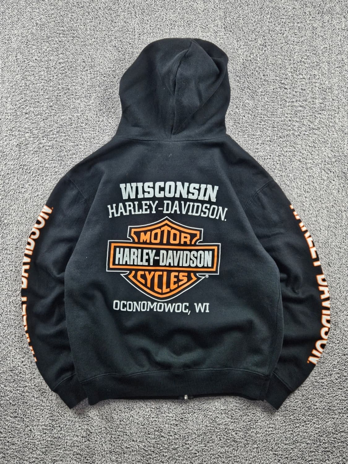 할리데이비슨 위스콘신 오코노왁 후드 집업 ( M ) / 10932 상품이미지1