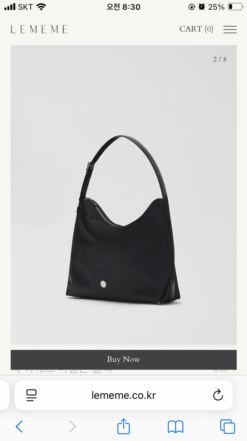 르메메 삭 아네스 나일론 블랙 상품이미지2