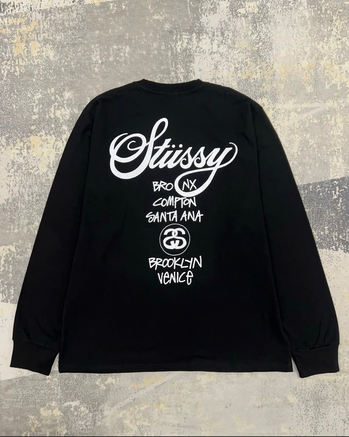 스투시 Stussy 월드투어 긴팔 블랙 상품이미지2