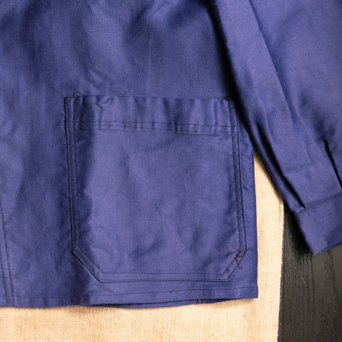 40s French Blue moleskin work jacket  상품이미지6