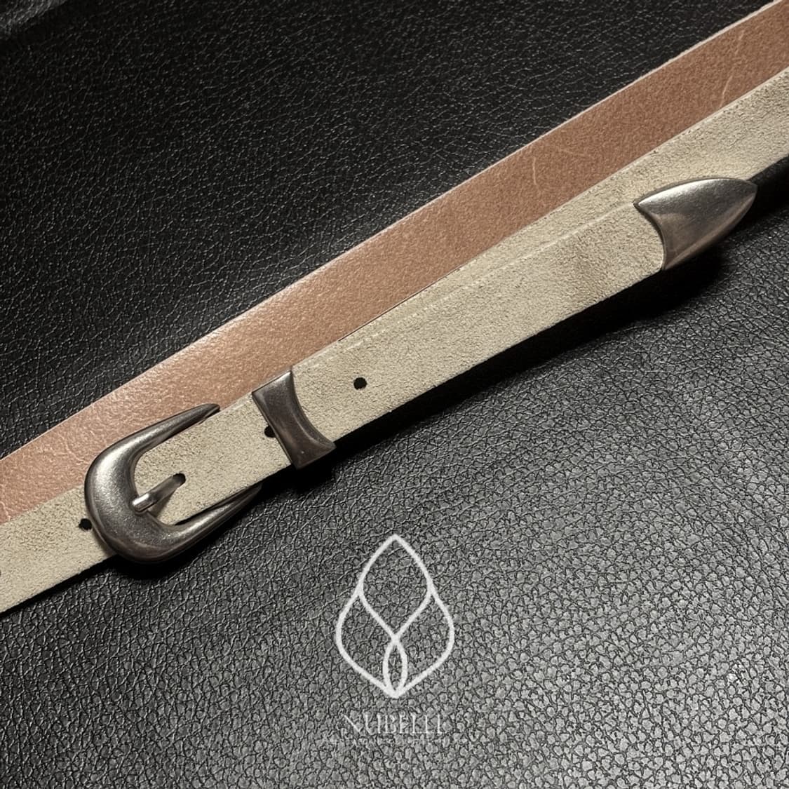 🌗 Suede western belt / 스웨이드 소가죽 벨트 상품이미지5