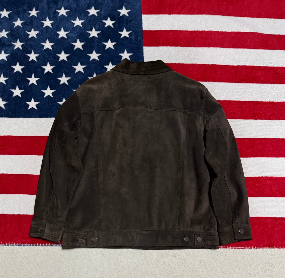 에디바우어 스웨이드 레더 자켓 Eddie Bauer [L]  상품이미지9