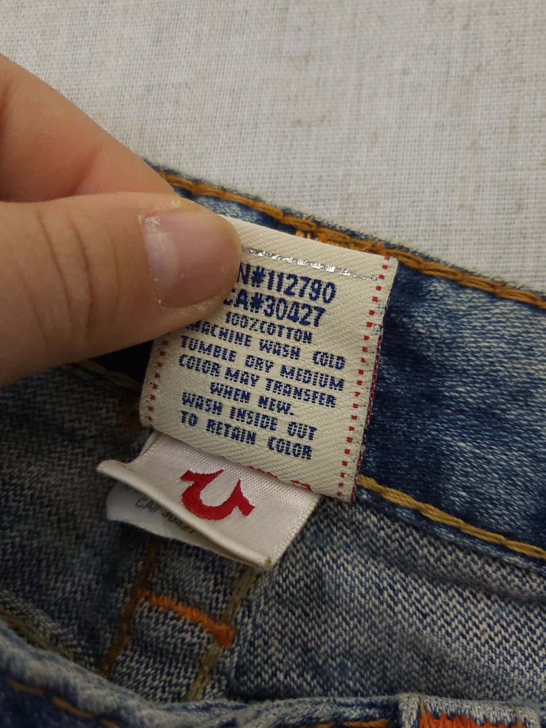 트루릴리젼 부츠컷 데님 청바지 26 상품이미지6