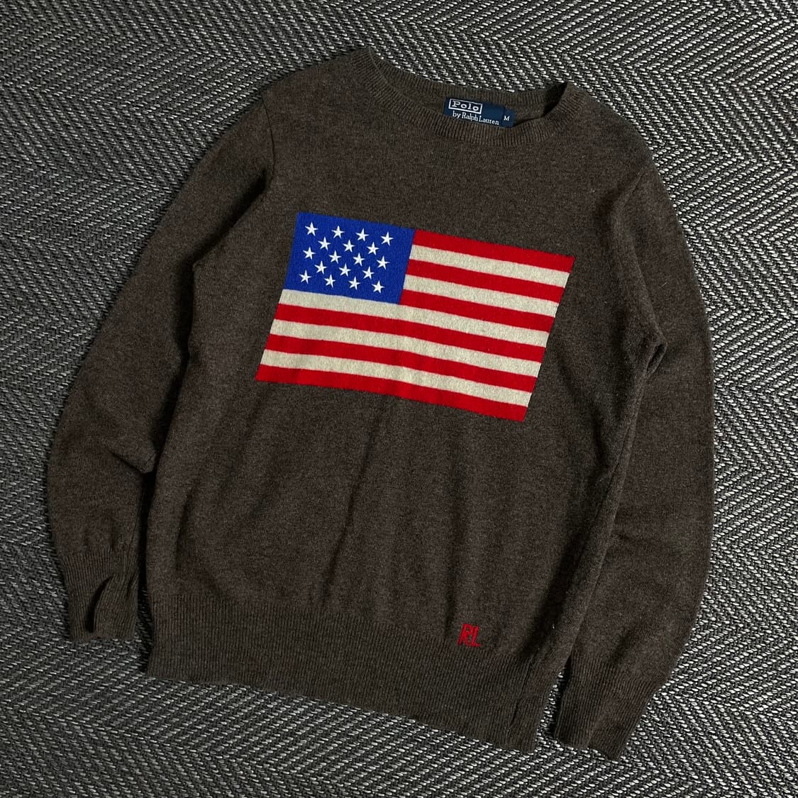 폴로 랄프로렌 성조기 빅로고 램스울 스웨터y 3071 상품이미지1