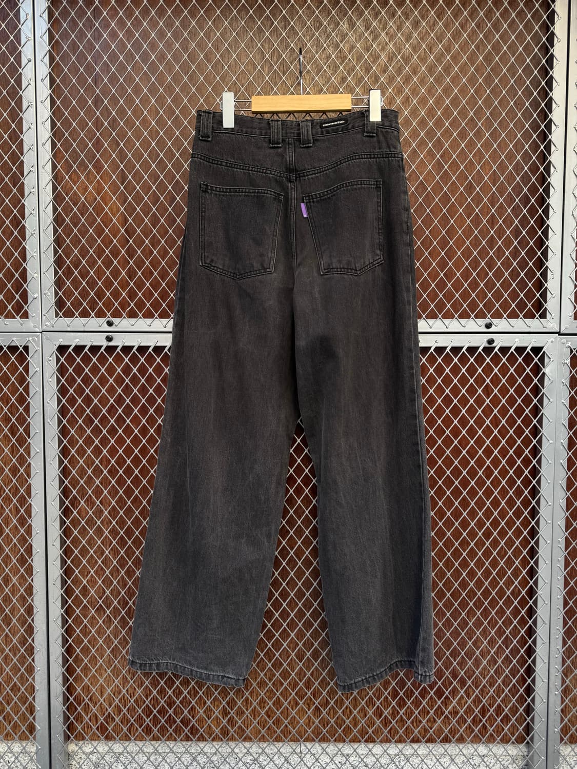 디스이즈네버댓 디네댓 와이드 흑청 데님 팬츠 s 상품이미지4