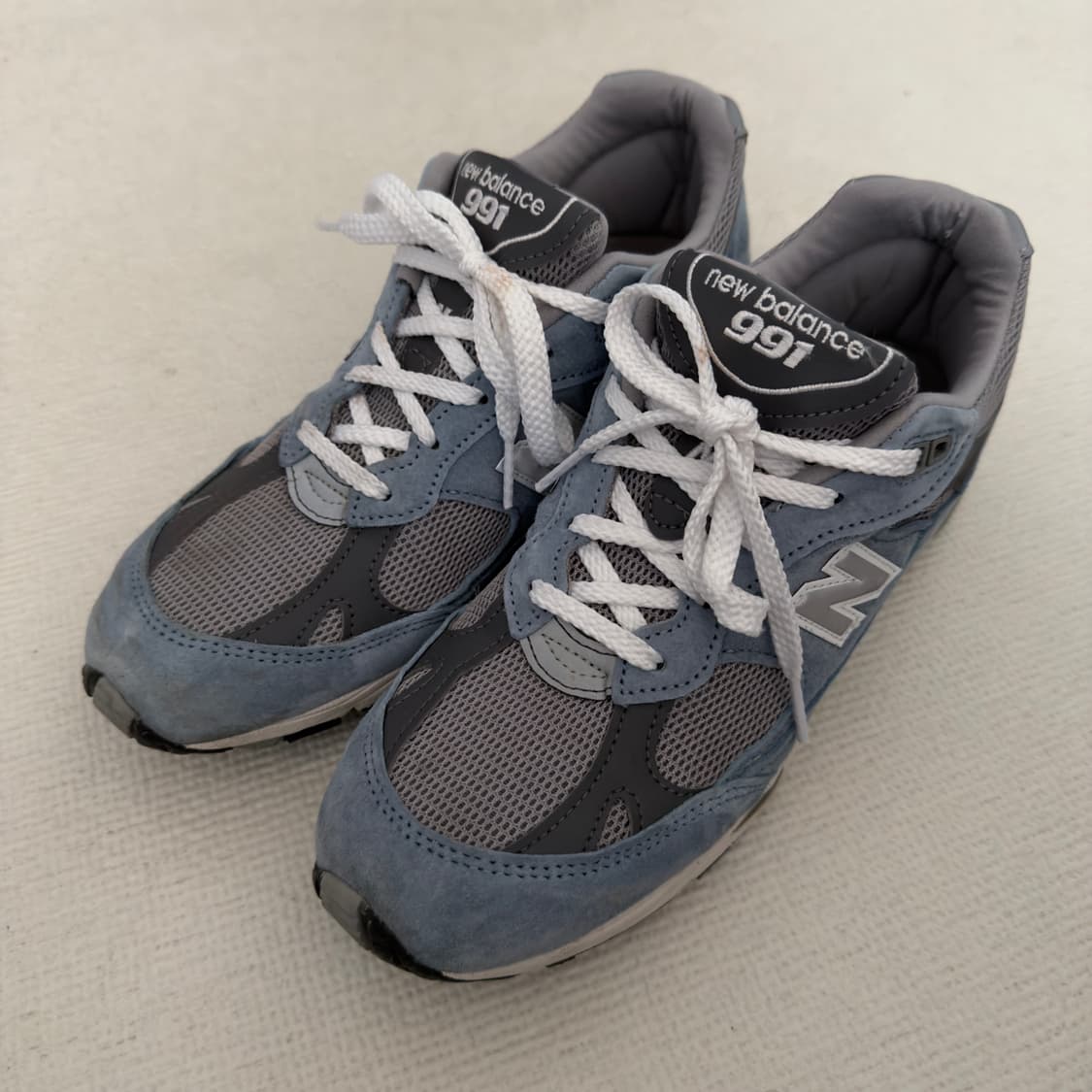 뉴발란스 991 더스티블루 (W991BGG) 여성 255 사이즈 상품이미지1