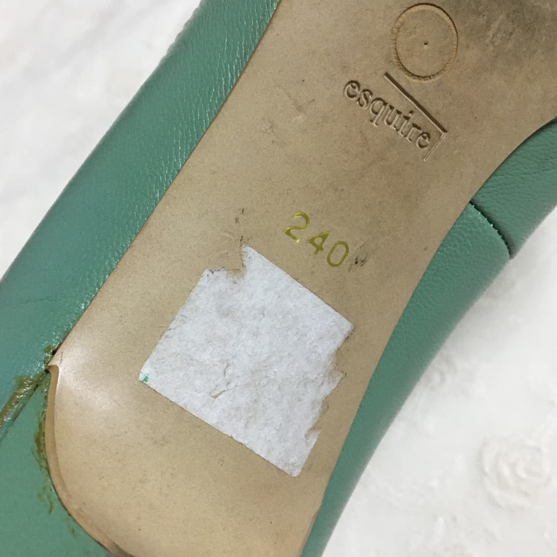 에스콰이어 버클 민트 펌프스 로퍼 힐 구두 240  상품이미지4