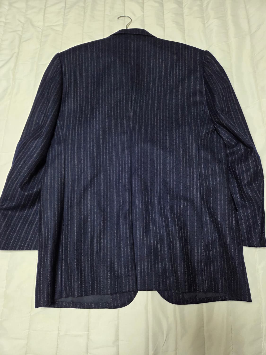 [107]Trojan Deluxe 울100 네이비스트라이프 블레이저 맞춤 상품이미지6