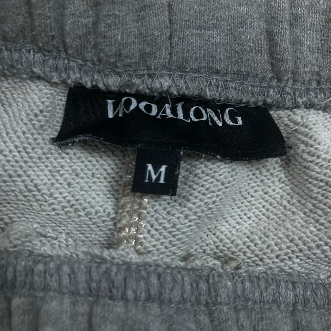 우알롱 스몰 로고 와이드 핏 스웻 팬츠 상품이미지3