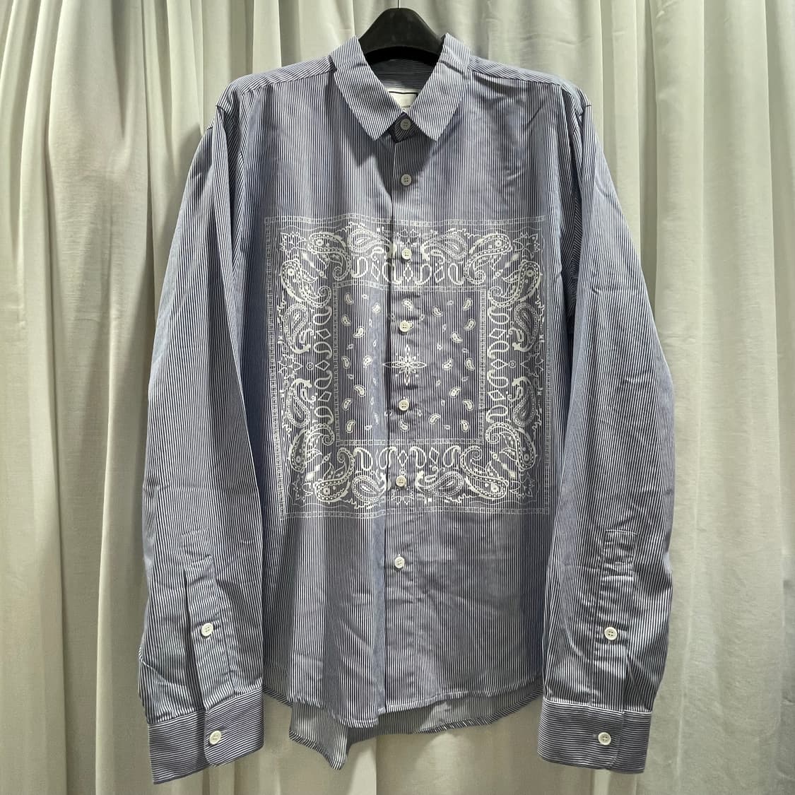 우영미/ 페이즐리 스트라이프 셔츠/ 46 상품이미지1