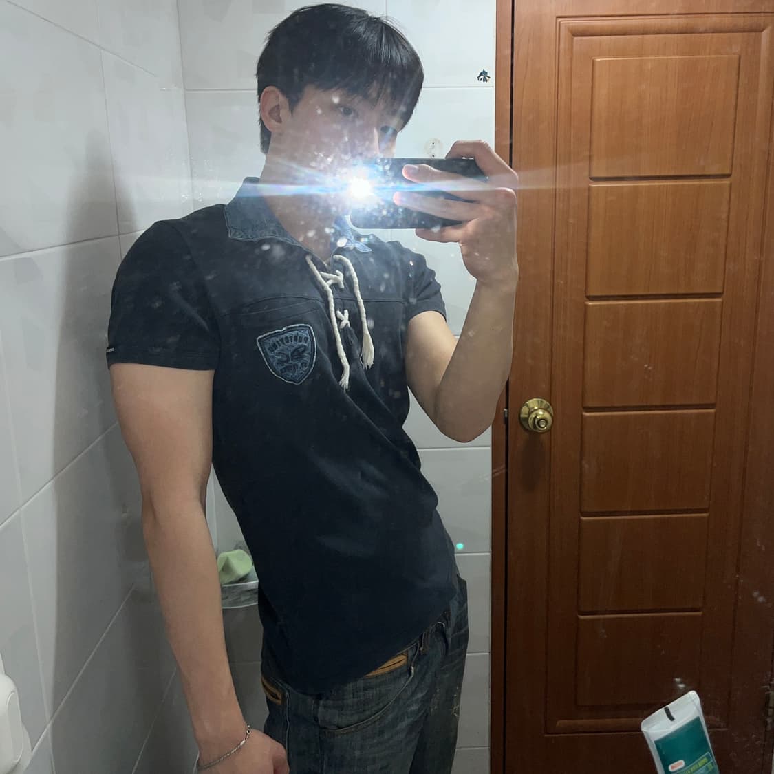 Dolce & Gabbana   denim 카라 반팔티  상품이미지2