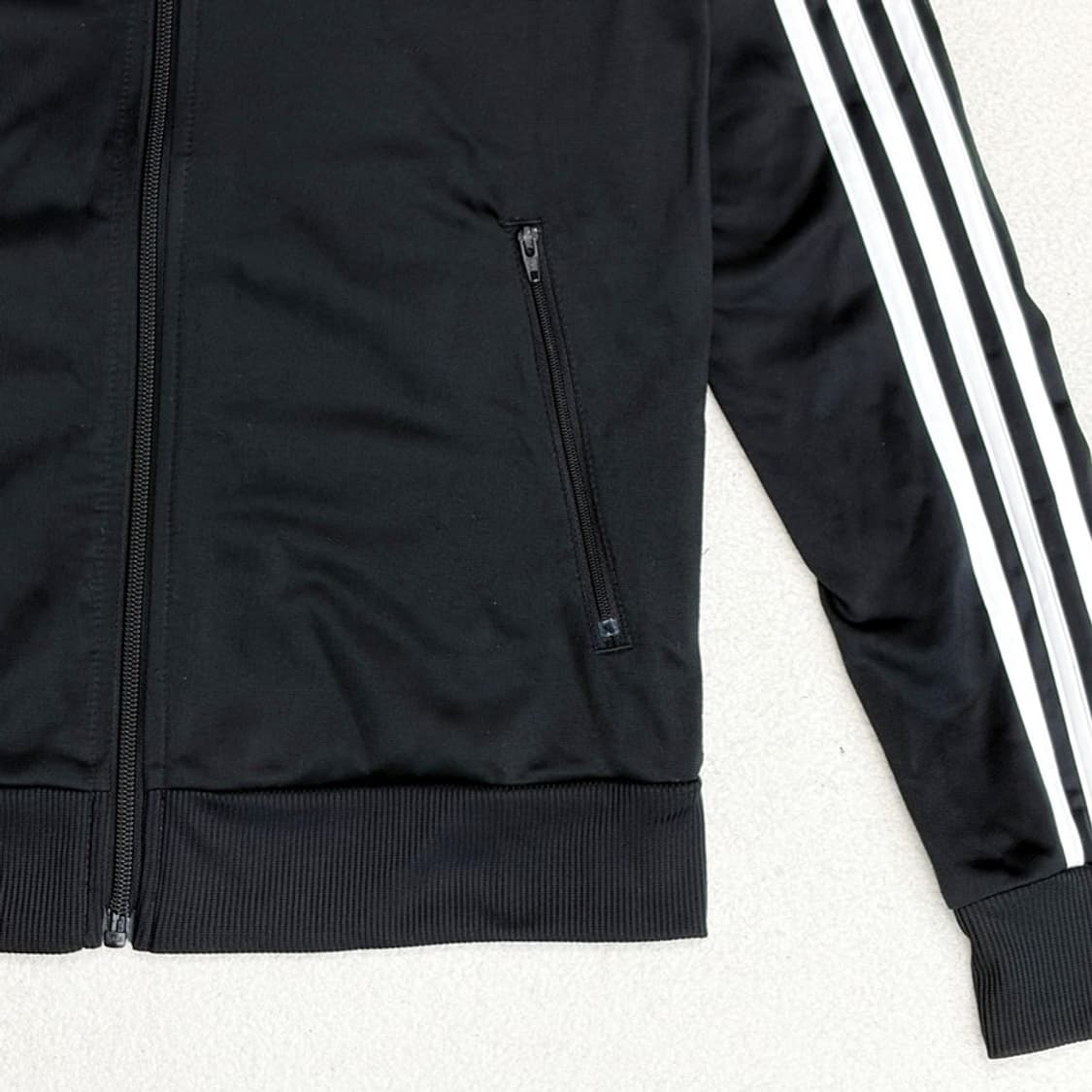 ADIDAS 에센셜 3-스트라이프 트랙자켓 XS 상품이미지2