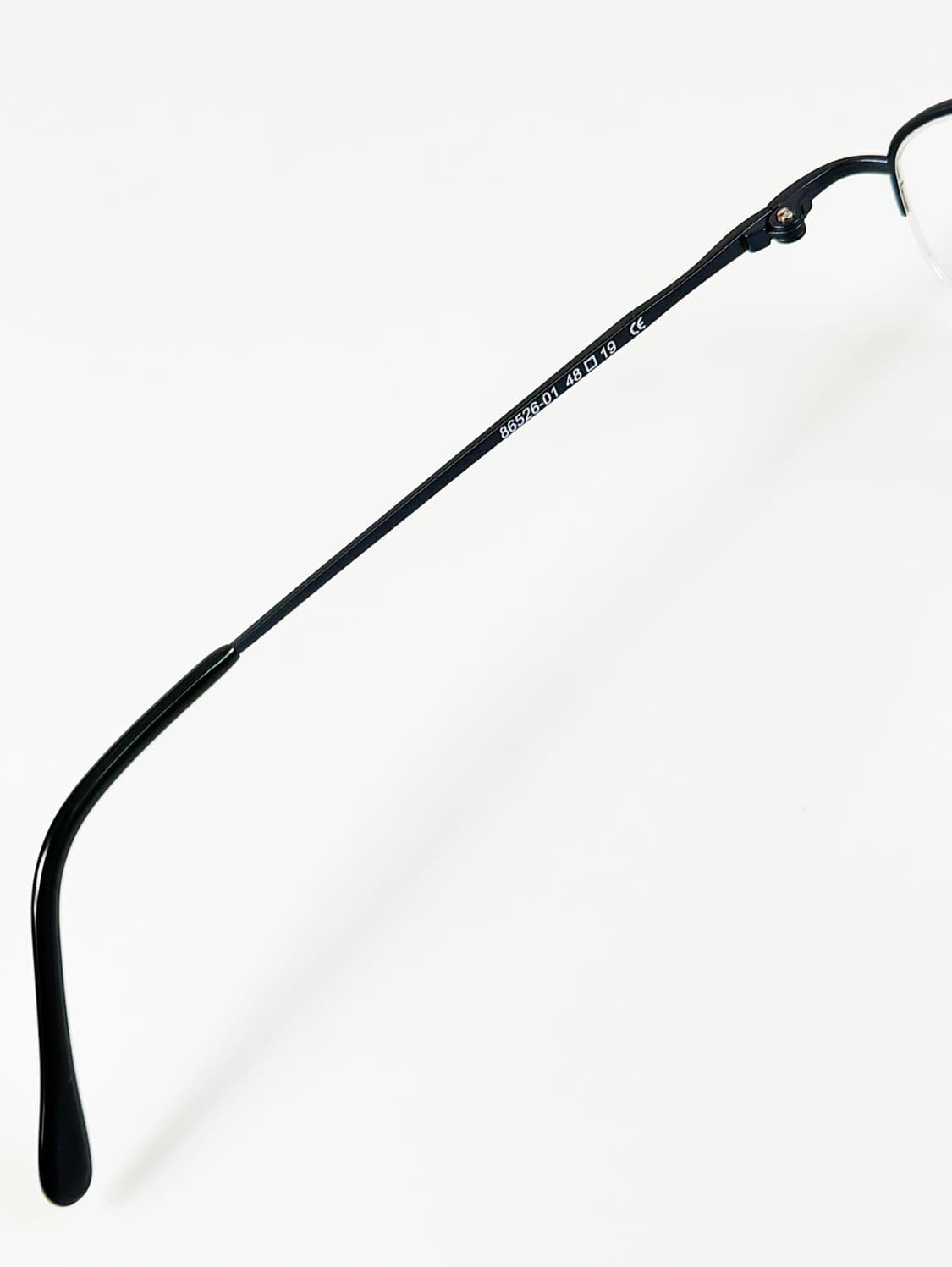 다크 네이비 반무테 스퀘어 프레임 빈티지 안경 상품이미지7