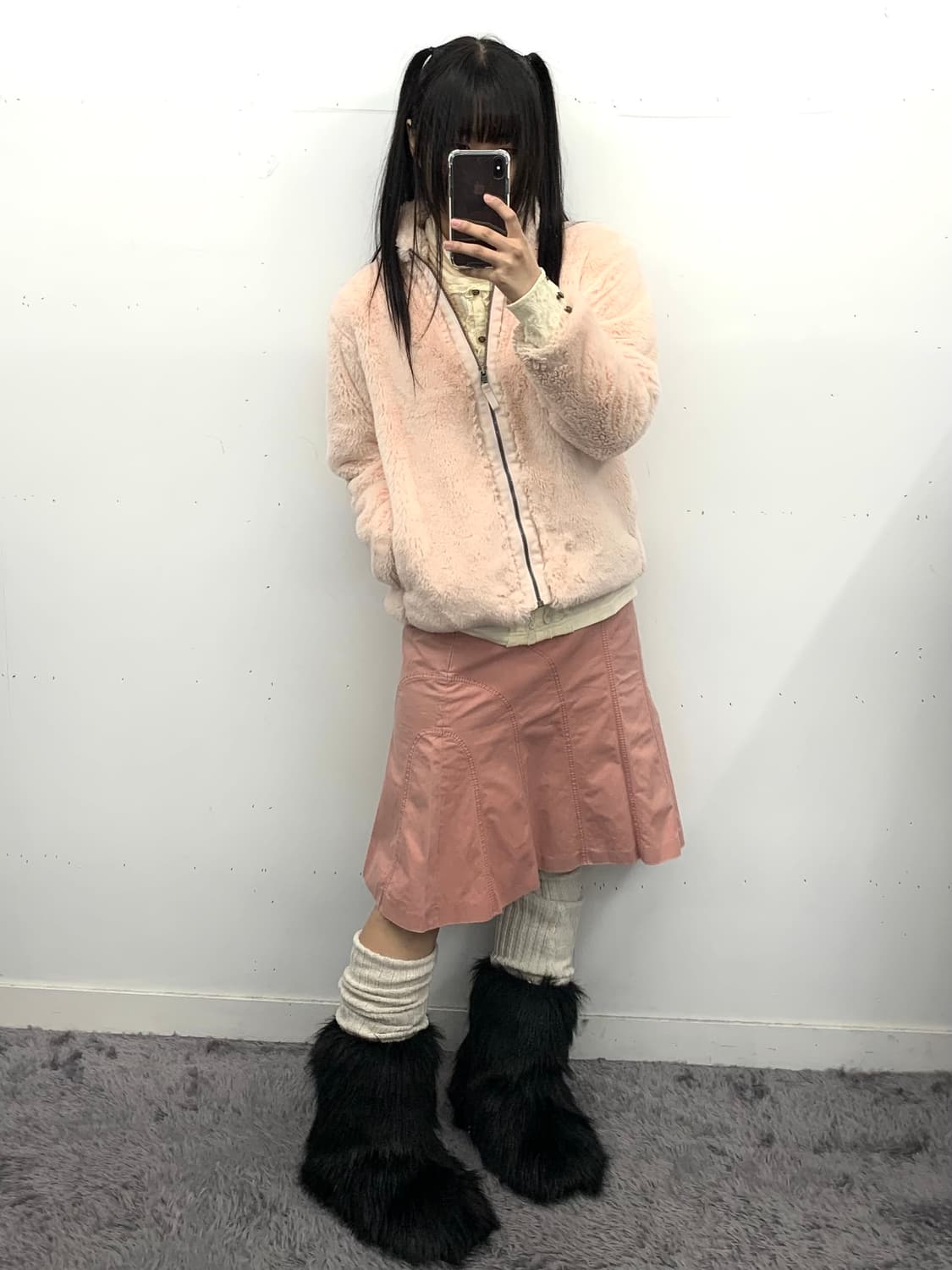 모스키노 핑크 미디 스커트 상품이미지1