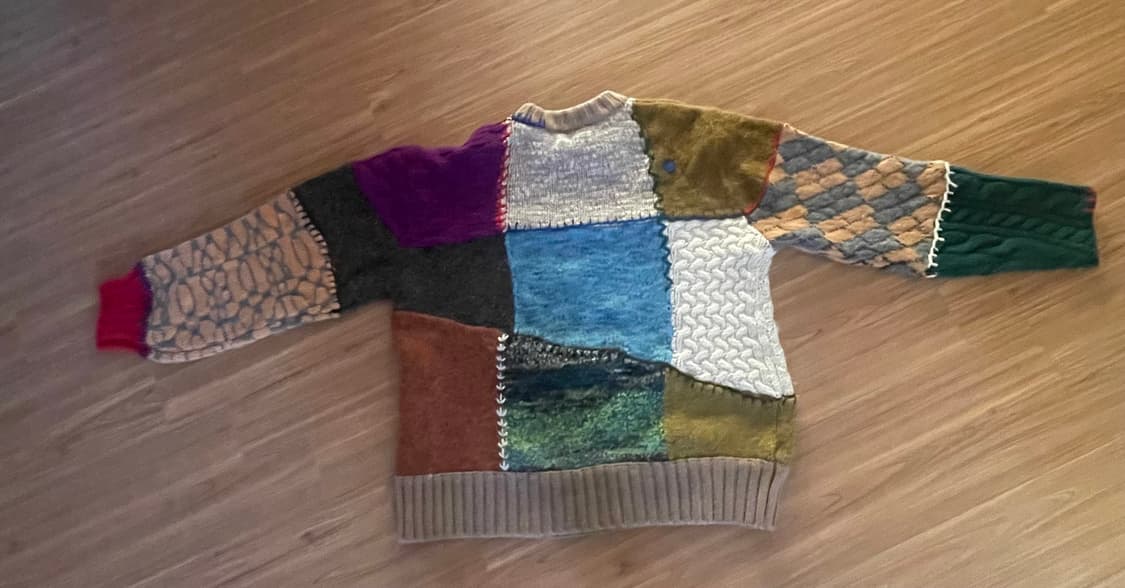 Ader error 아더에러 22fw 컴바인 멀티 컬러니트 상품이미지1