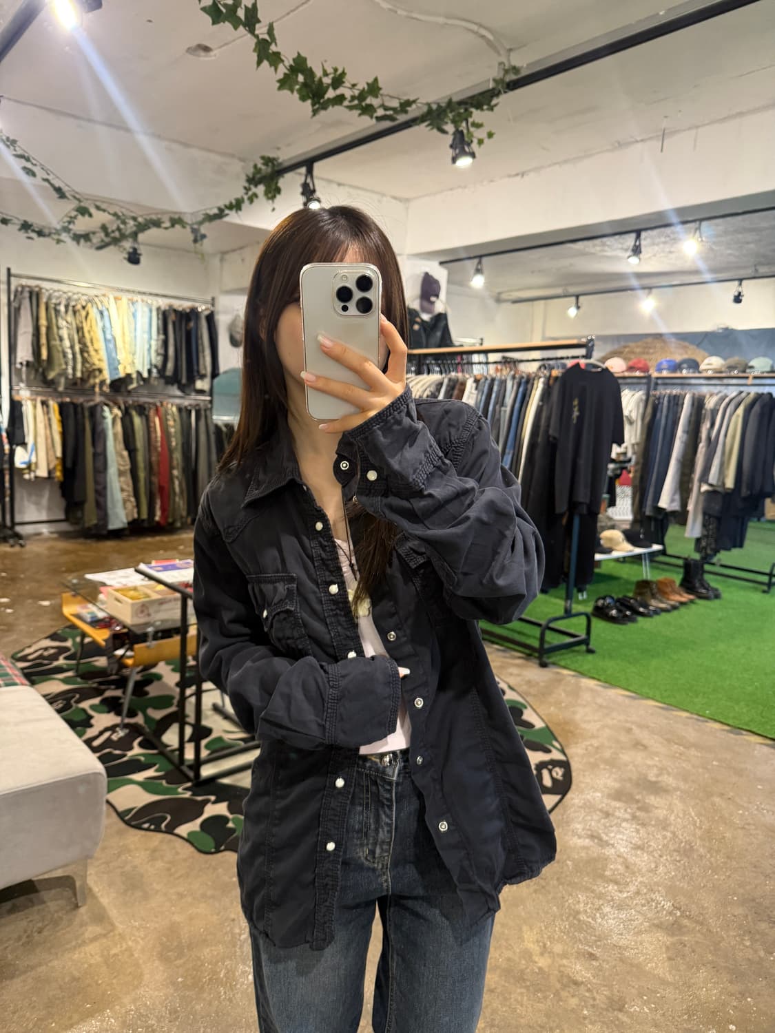트루릴리전 코튼 웨스턴셔츠 상품이미지7