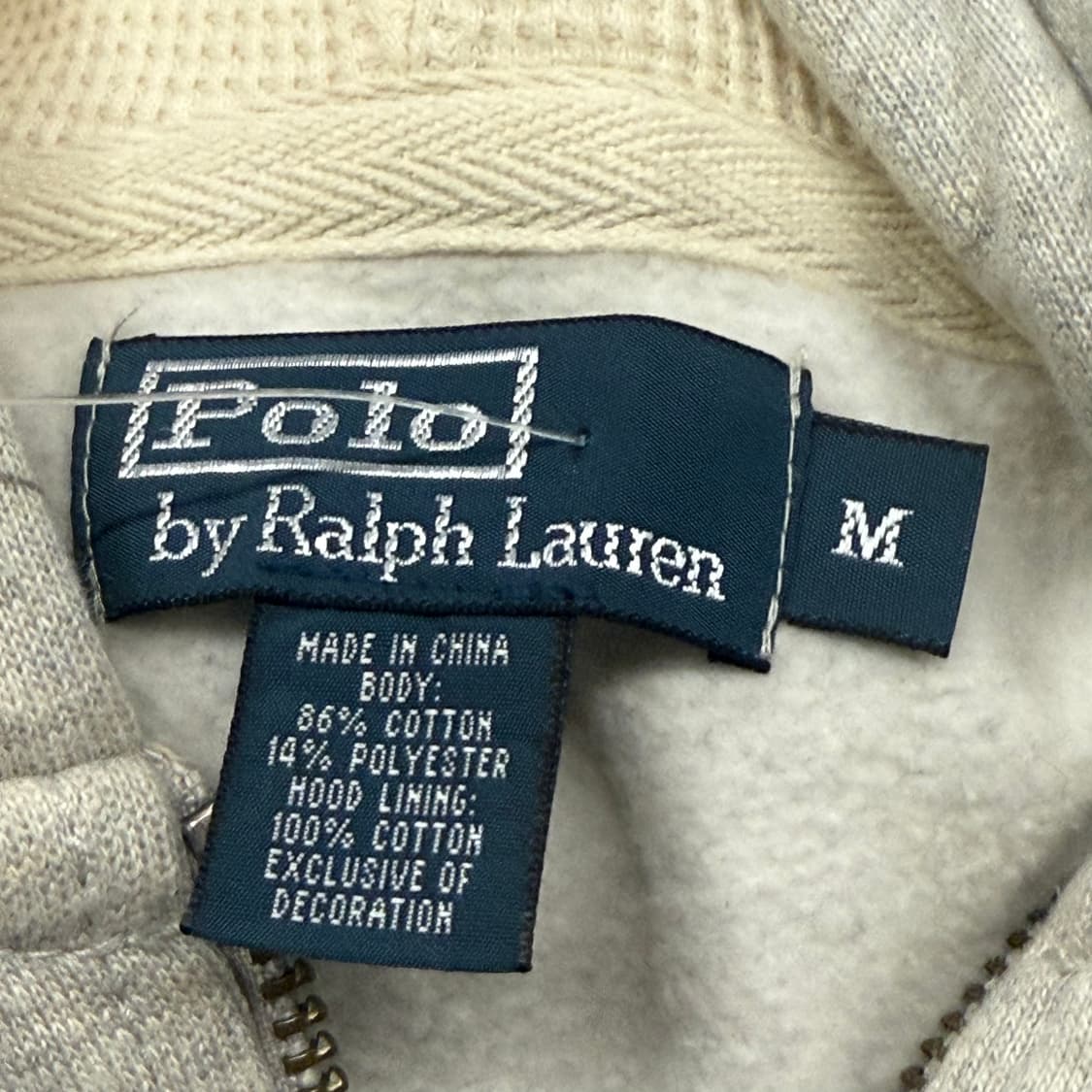 폴로 랄프로렌 그레이 후드집업 상품이미지5