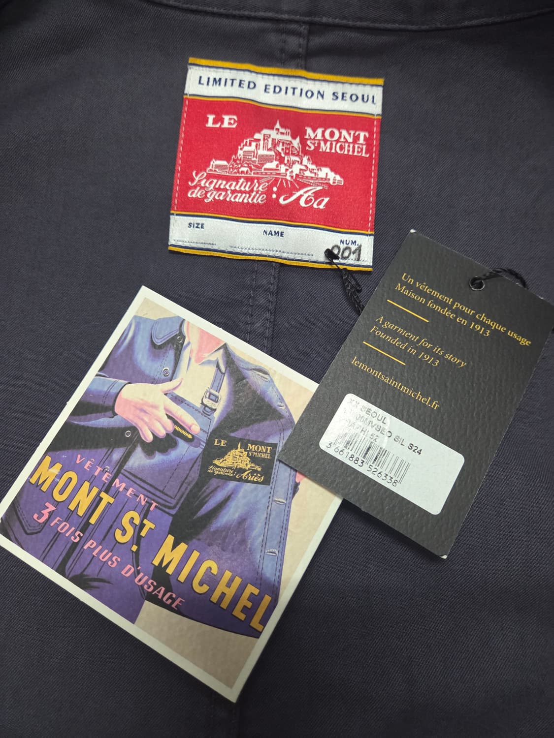 르몽생미셸 몰스킨 워크자켓 서울에디션1 (52,새상품) 상품이미지5