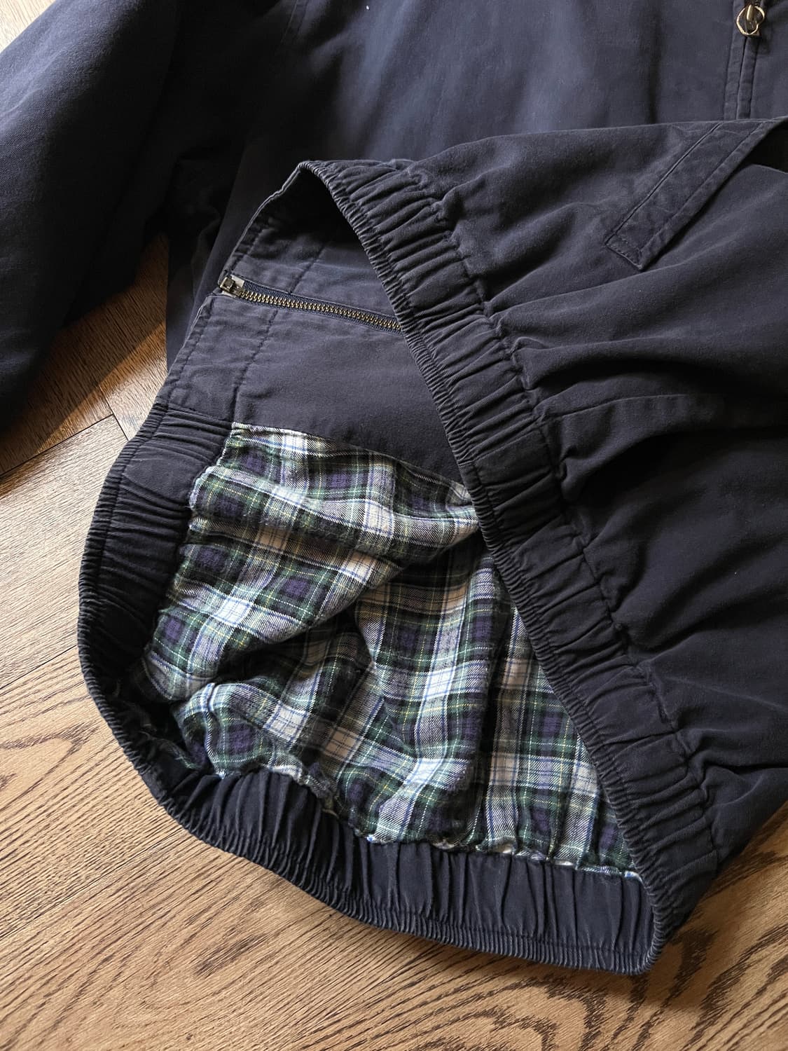 [XL]폴로 랄프로렌 체크 라이닝 네이비 베이포트 자켓 상품이미지6