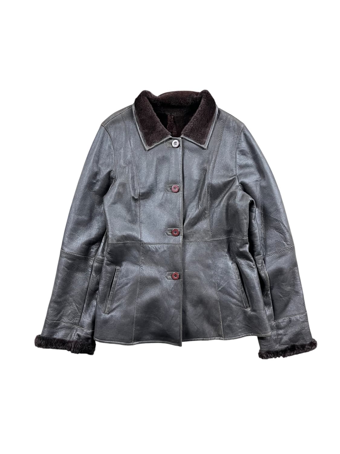 Vintage 램스킨 퍼 자켓  상품이미지1