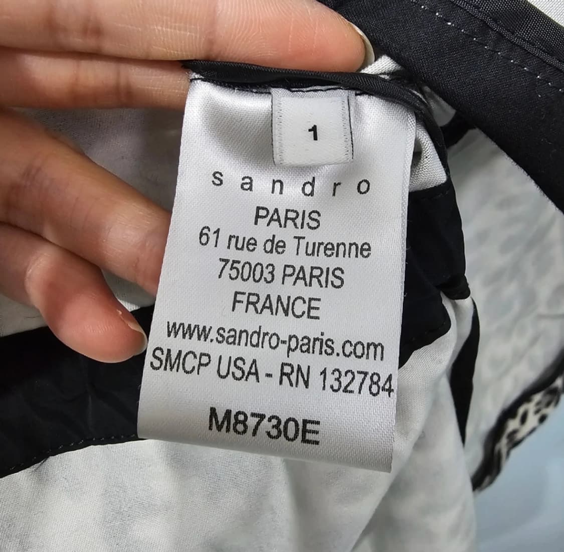 Sandro 레오파드 패턴 자켓 산드로 ~55 상품이미지10