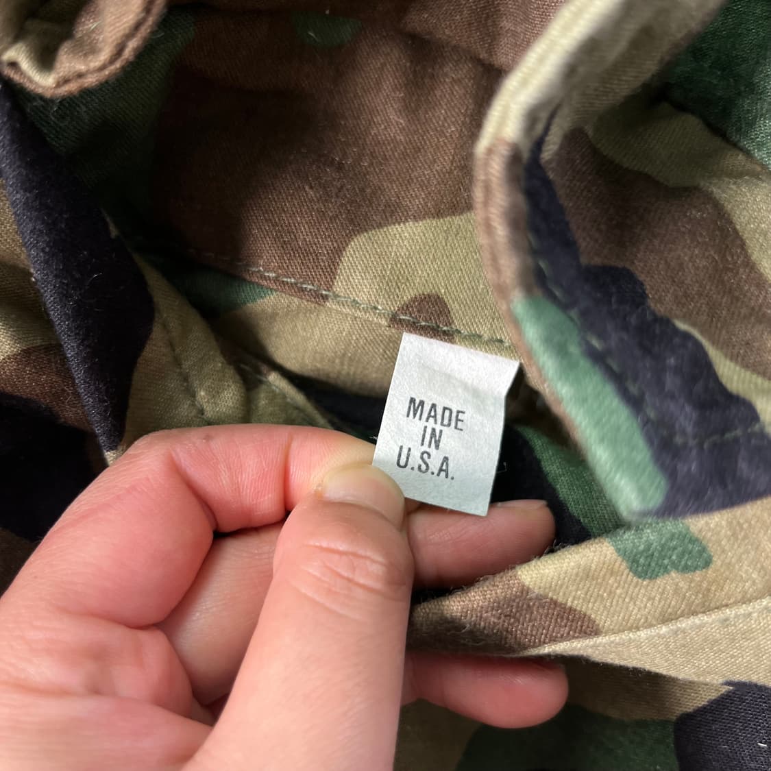 105 알파인더스트리 밀리터리 개구리 카모 야상 자켓 상품이미지6