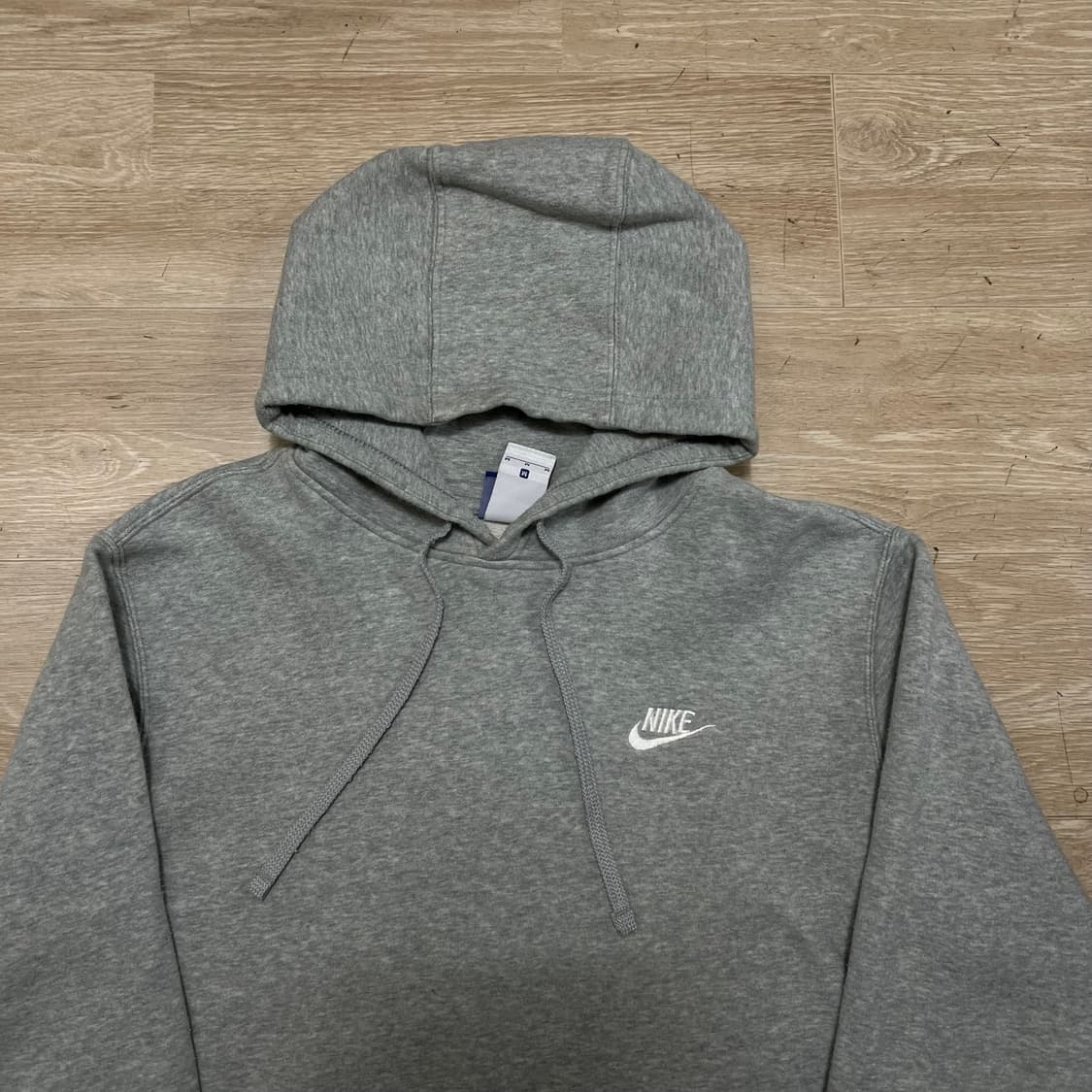 나이키 스우시 로고 기모 후드티 [그레이] M/95 상품이미지2