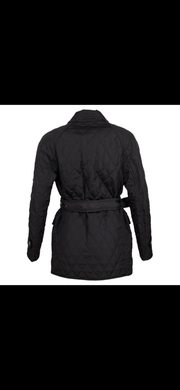 버버리 다이아몬드 퀼팅 벨티드 자켓 블랙 S 상품이미지2