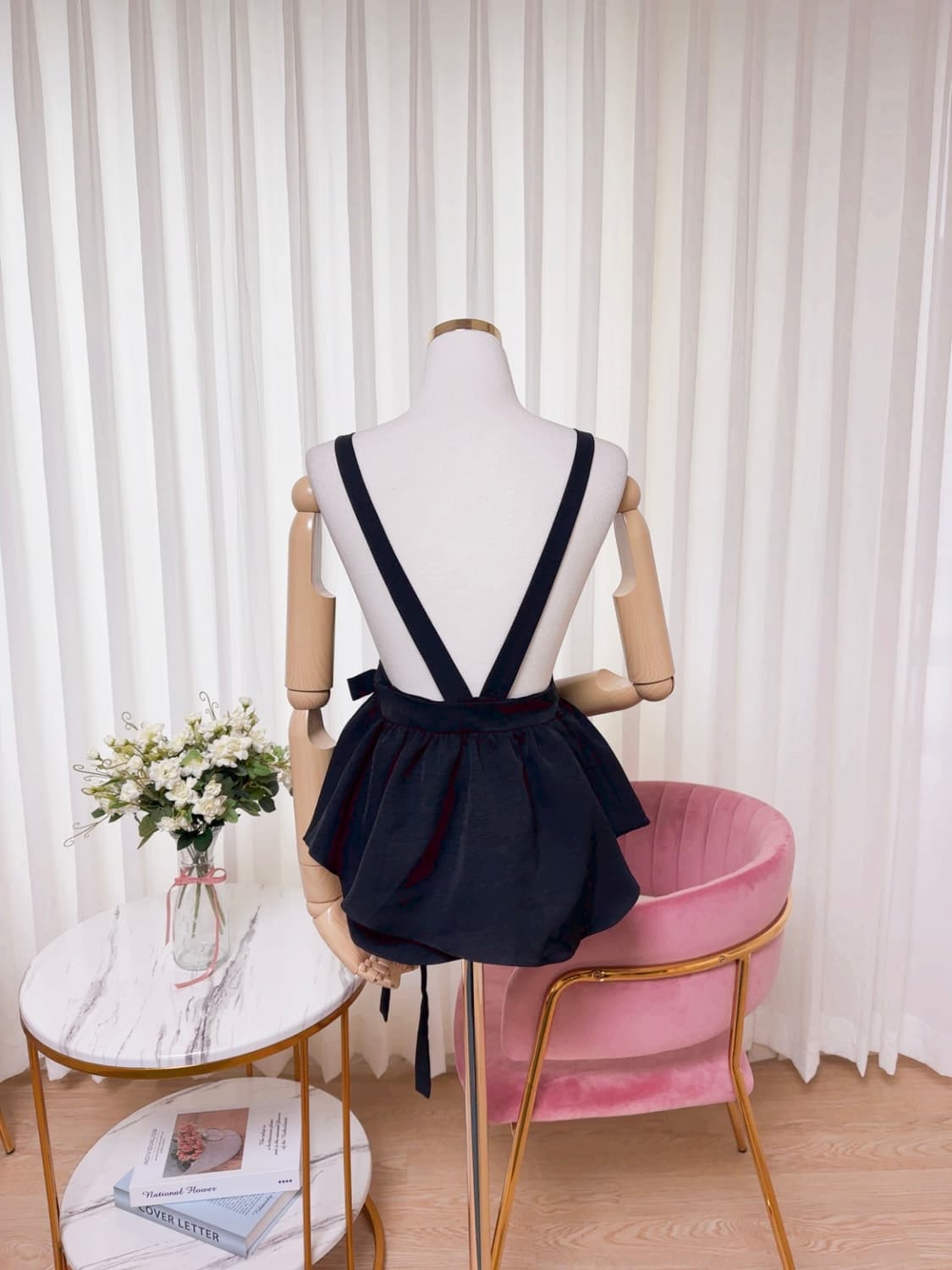 리본  프릴 뷔스티에 블라우스 상품이미지6