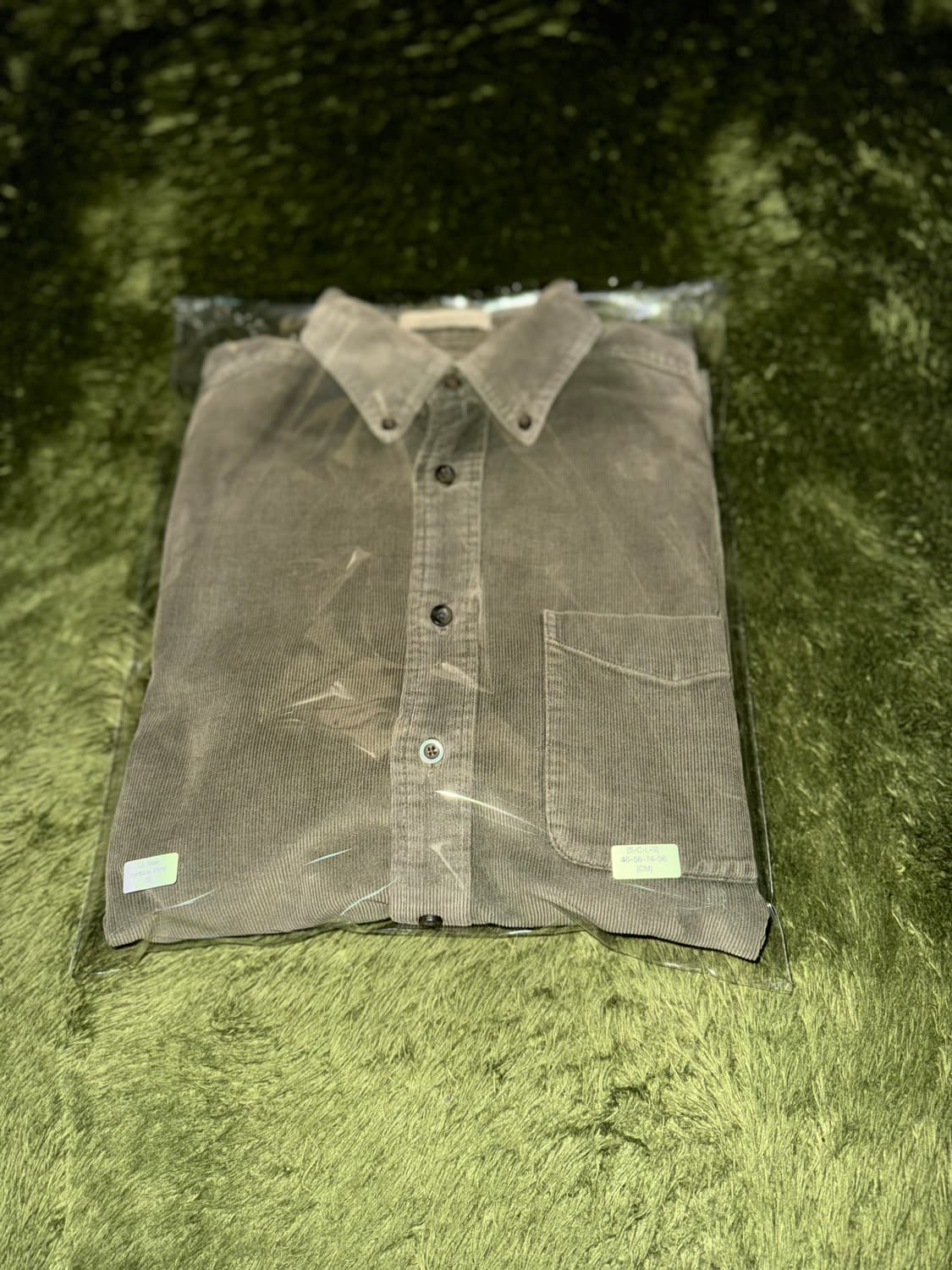 [S] VTG L.L.Bean 엘엘빈 포켓 디테일 코듀로이 셔츠 올리브 상품이미지10