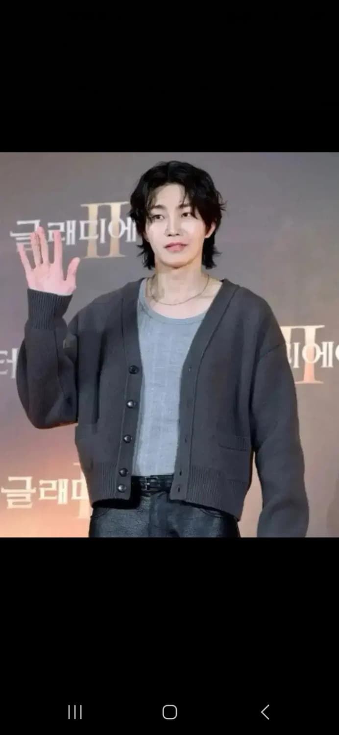 렉토 컴팩트 니트가디건 차콜 M 상품이미지2