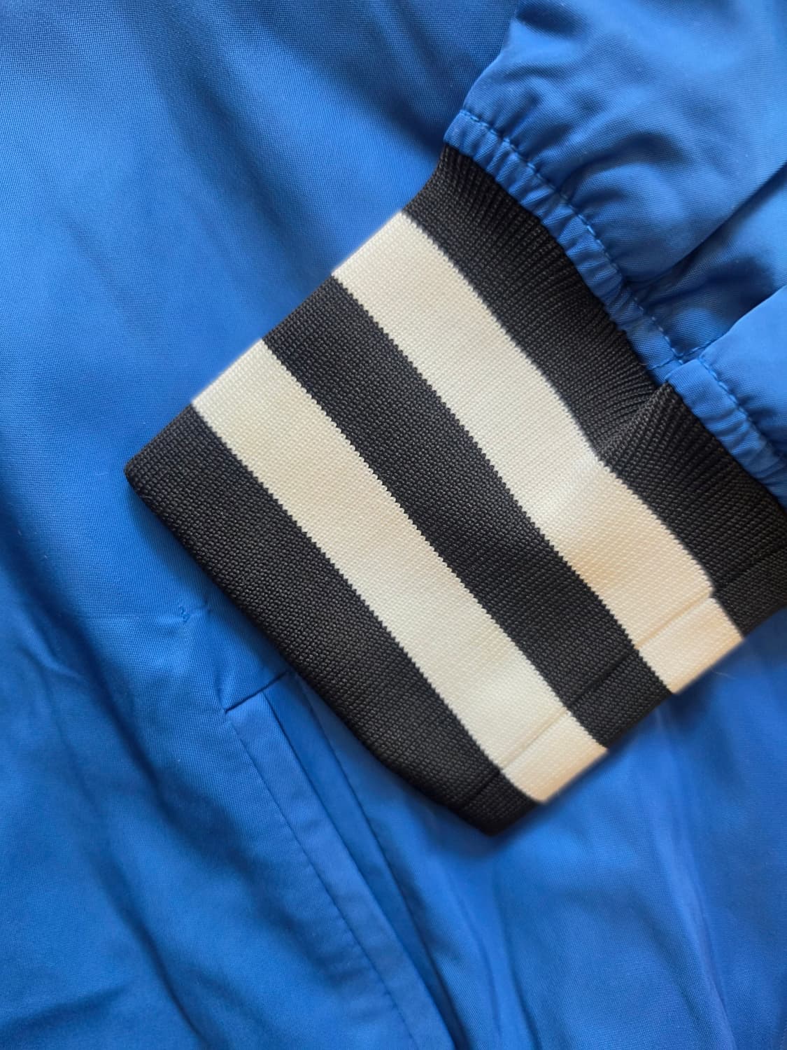 LAP 브랜드 블루 컬러 유니섹스 빈티지 스타디움 자켓- F 상품이미지5