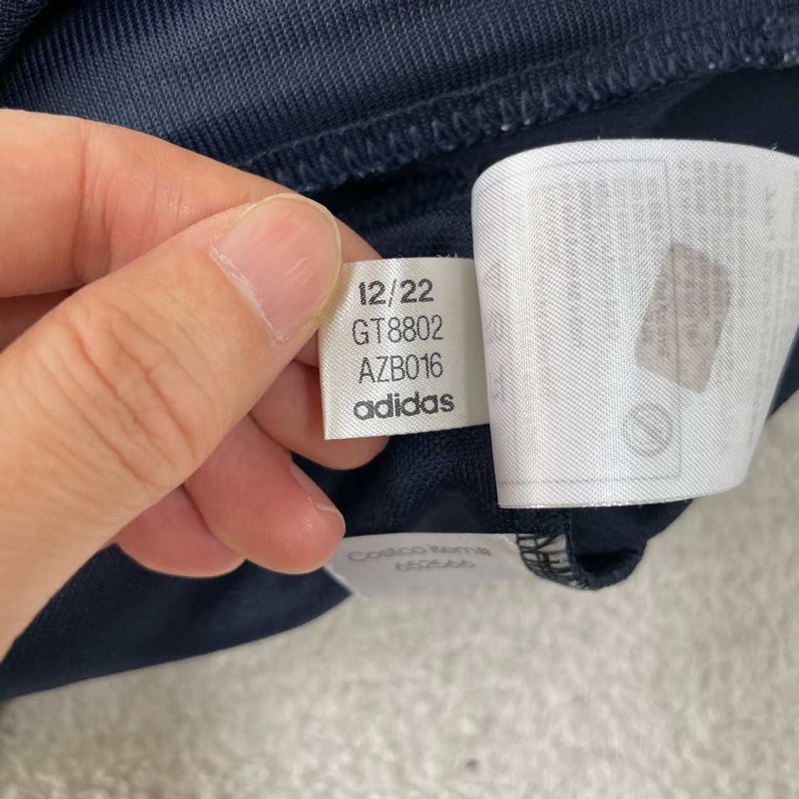 L 아디다스 네이비 져지 100 상품이미지6