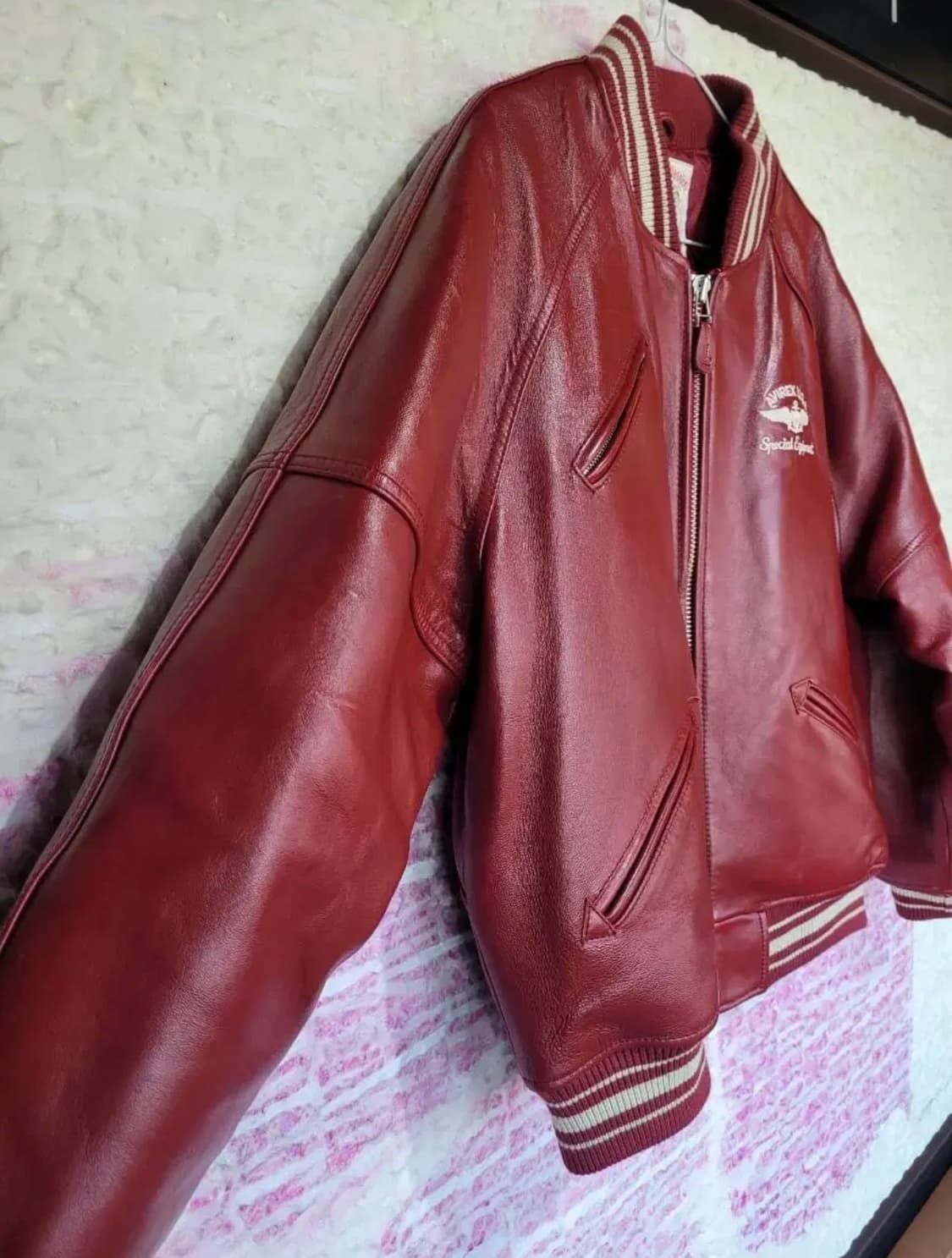 00's 아비렉스 가죽 자켓 M Avirex Leather jacket 상품이미지3