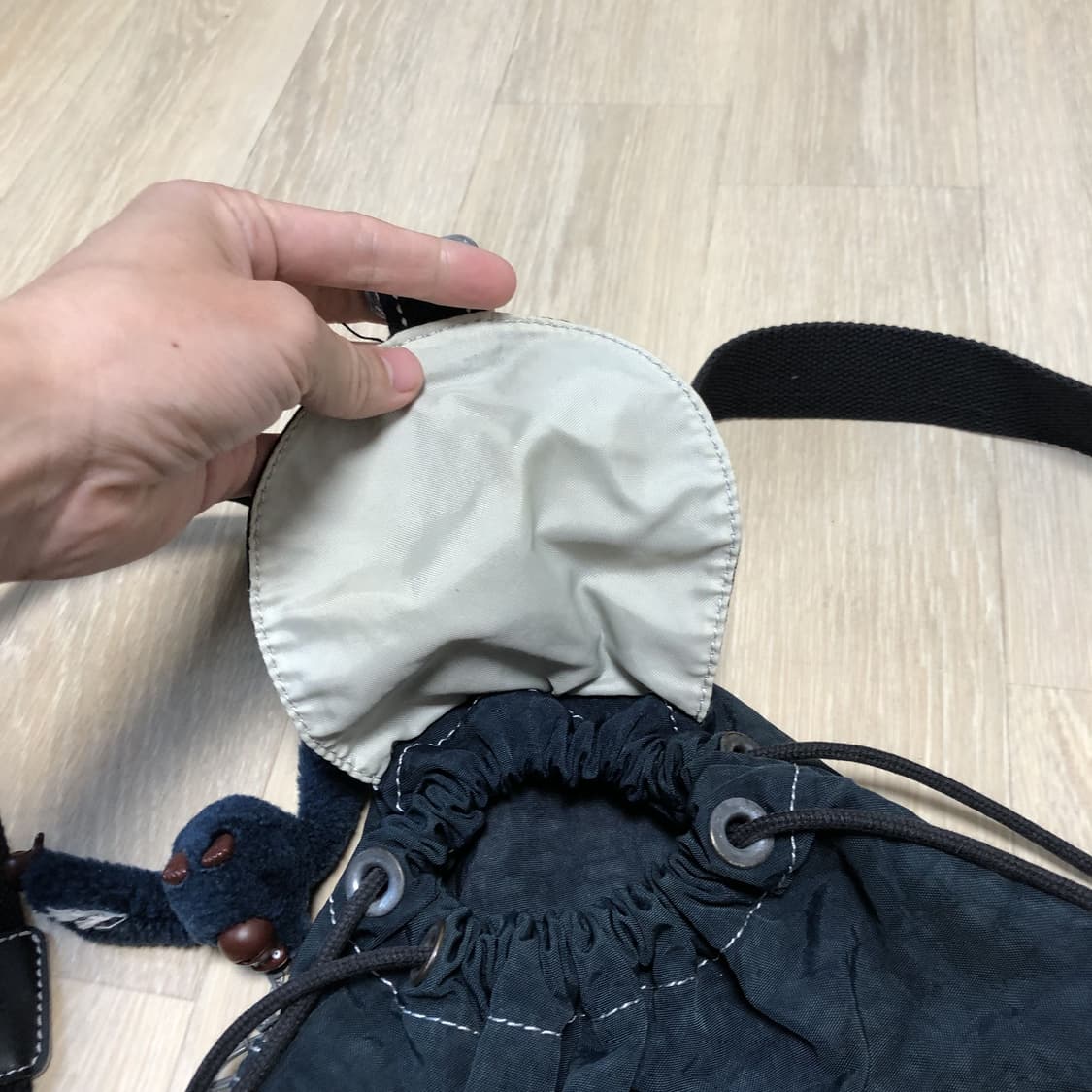 (ONE SIZE) 키플링 KIPLING 미니 복조리 백팩 네이비 가방 상품이미지3