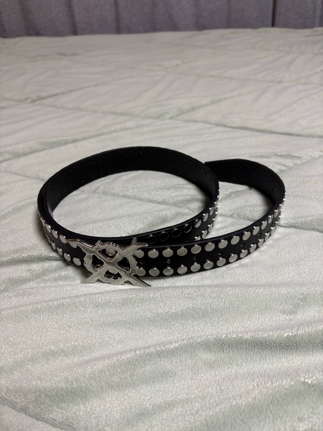 X logo 메탈 벨트 상품이미지3