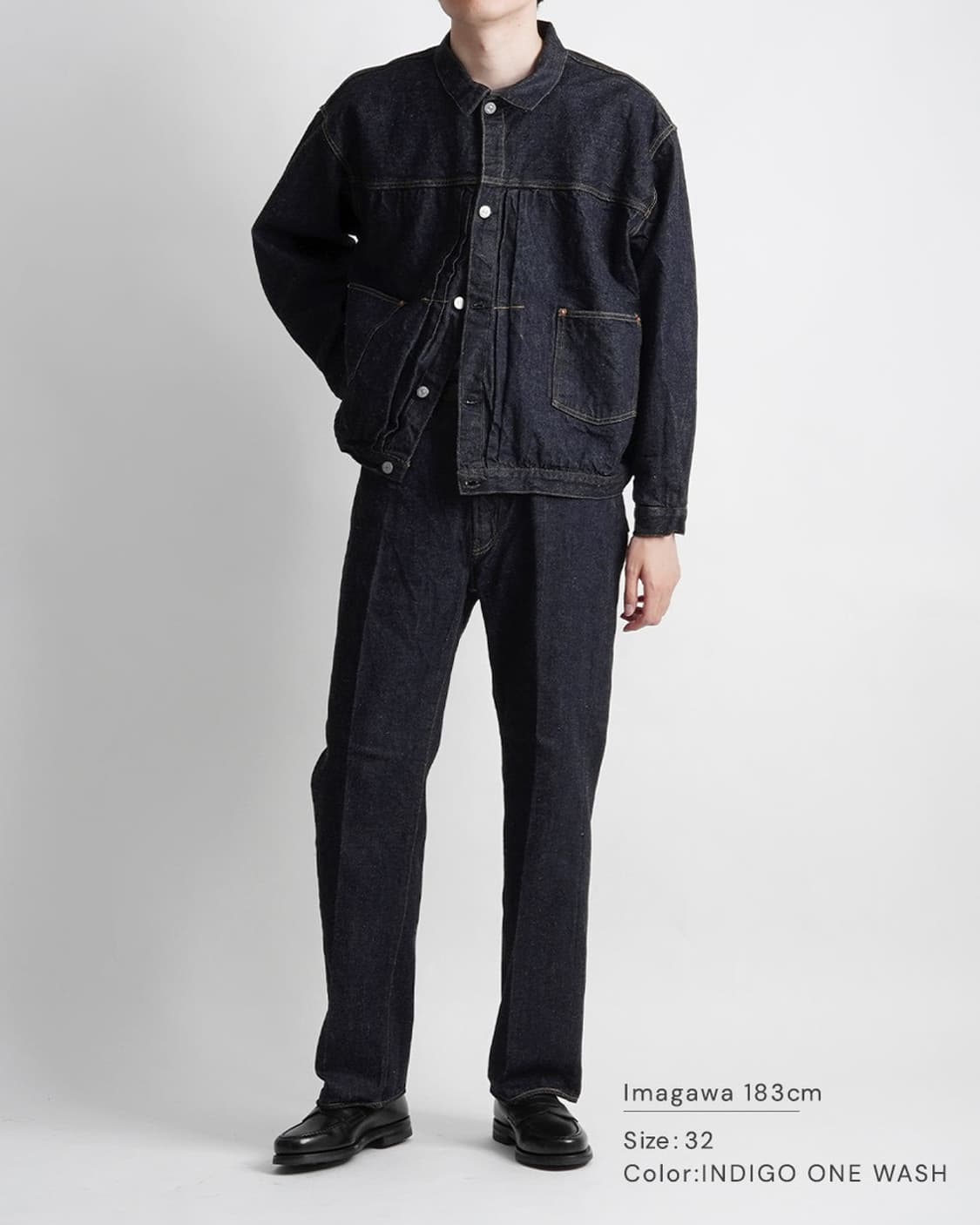 캡틴선샤인 스케이트슈컷 데님팬츠 블랙원워시 34 상품이미지8