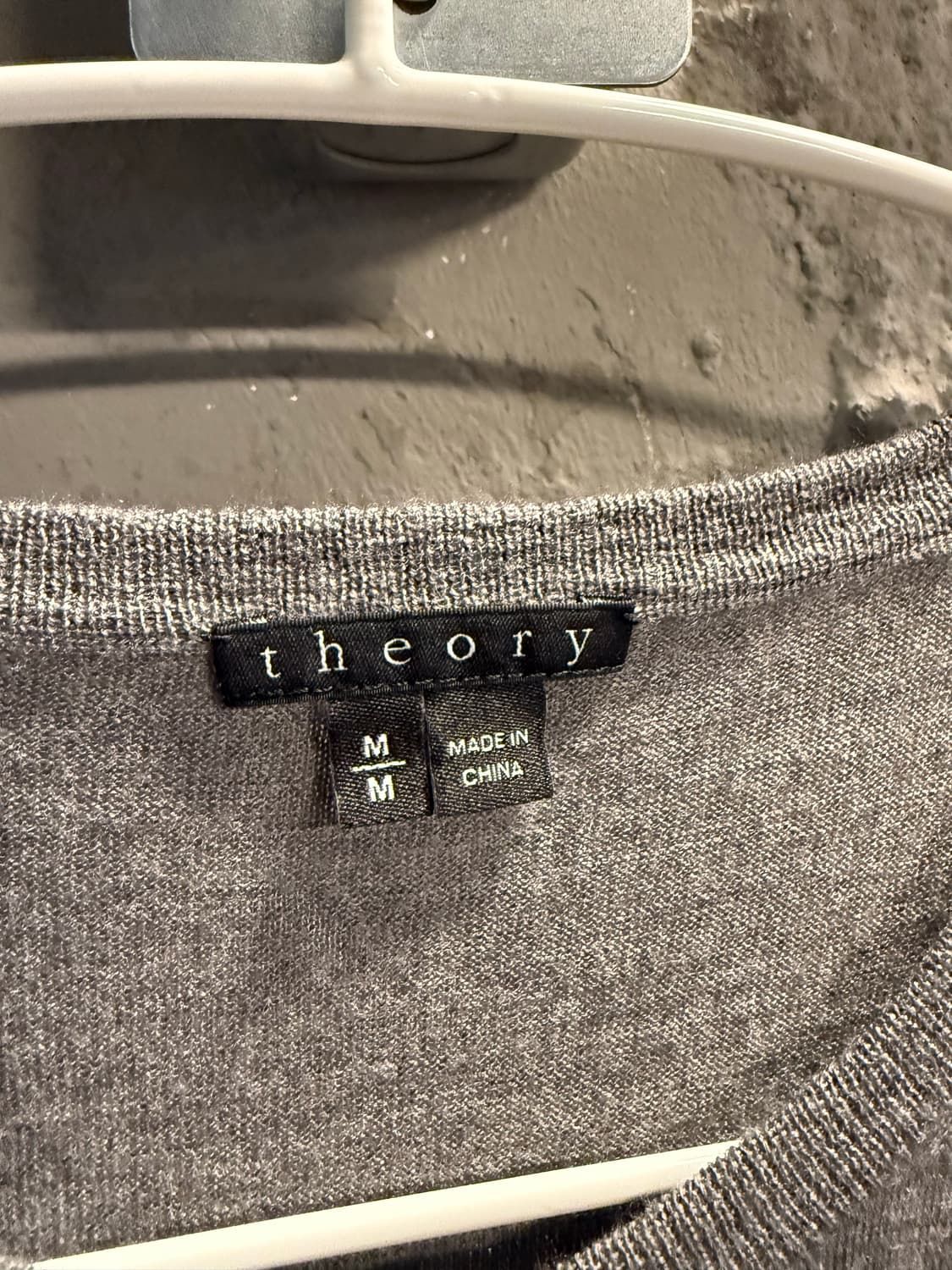 띠어리 theory 헨리넥 울 니트 그레이 M 상품이미지5