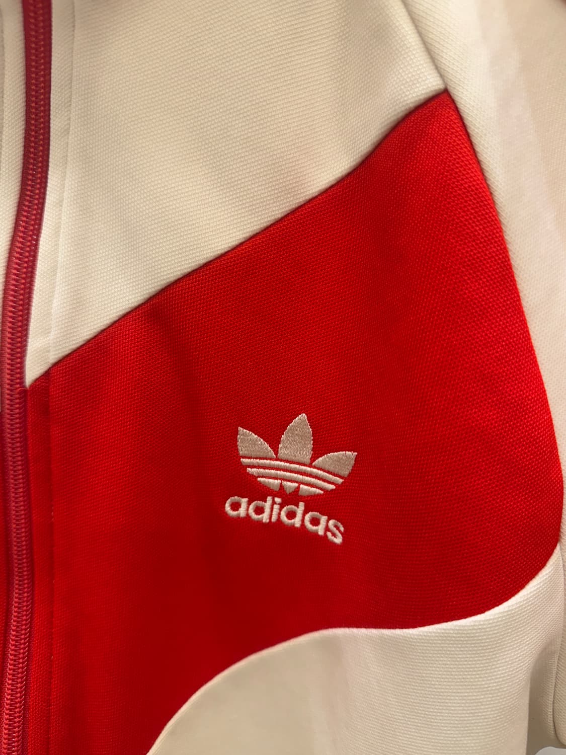 00s 아디다스 올드스쿨 흰빨 트랙탑 져지   상품이미지5