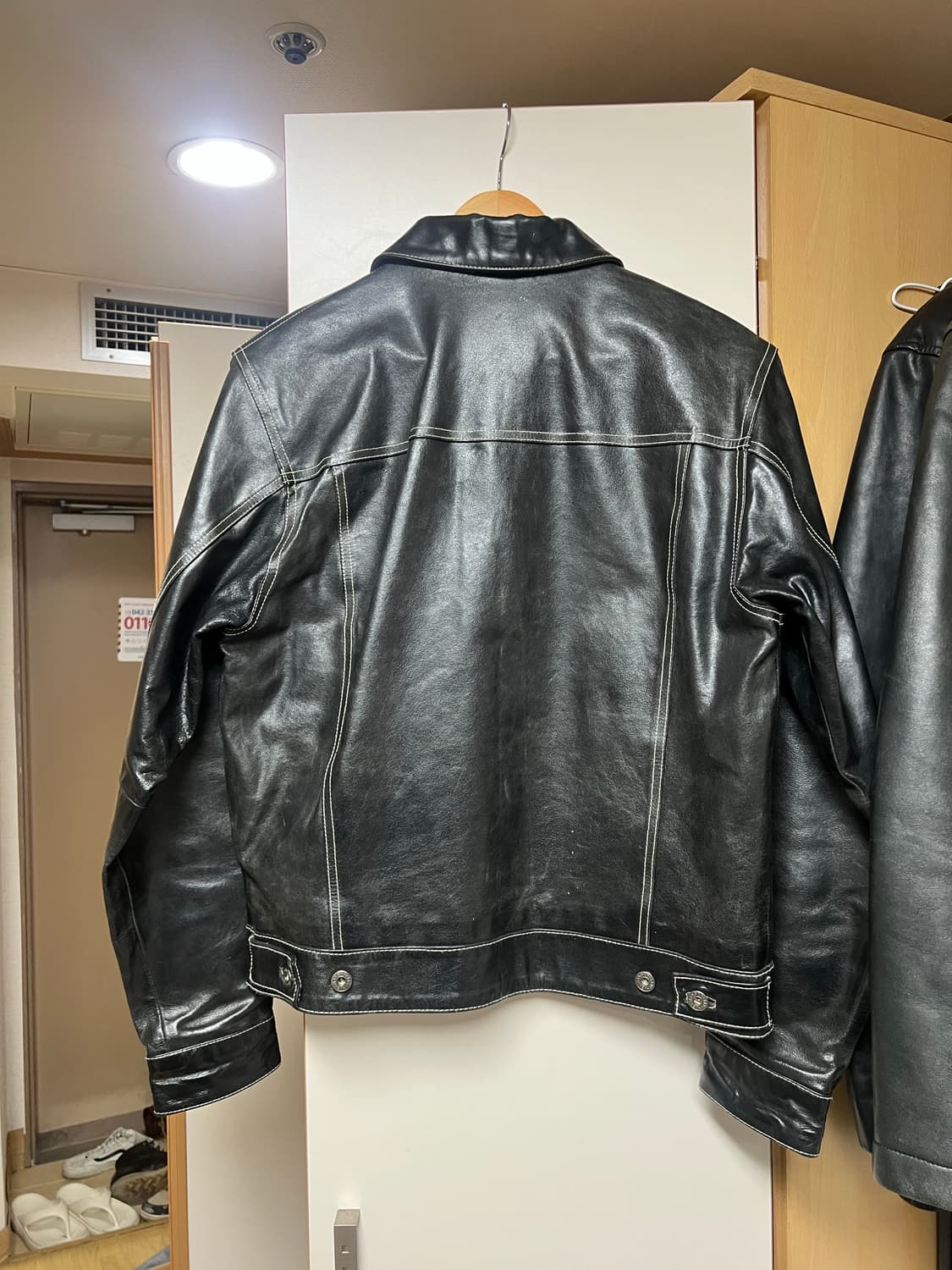 올드갭 레더 트러커 상품이미지2