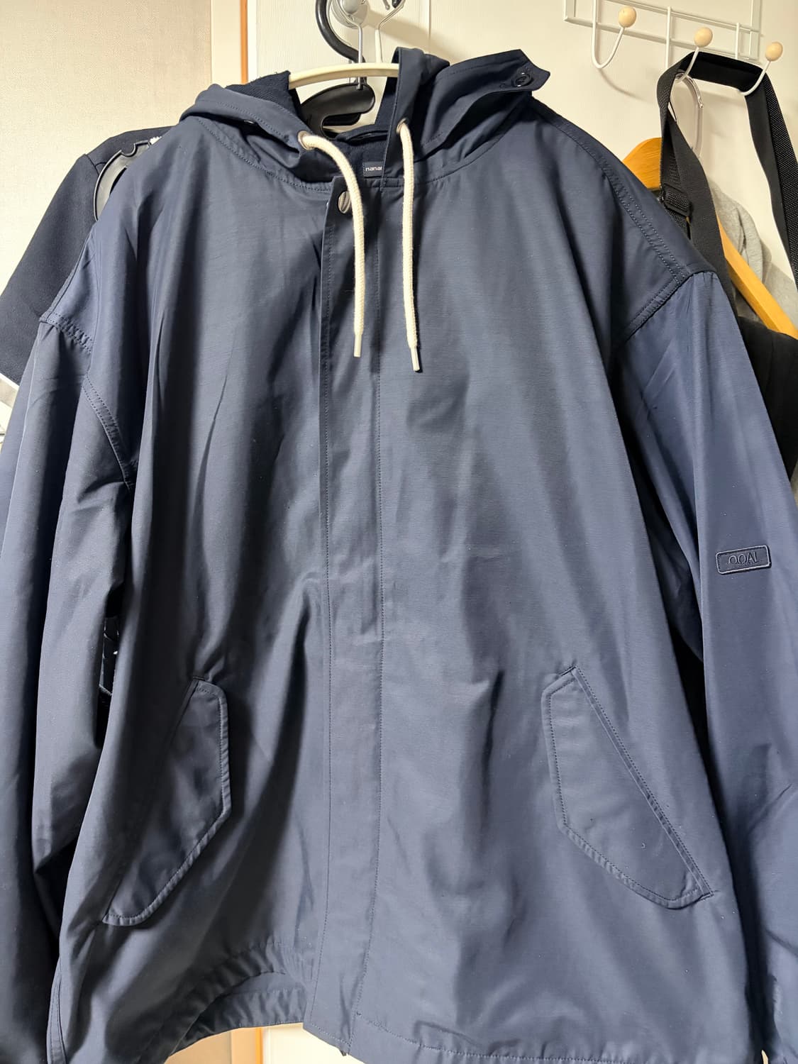 나나미카 26SS 네이비 나일론 트윌 후드 집업 자켓 상품이미지8